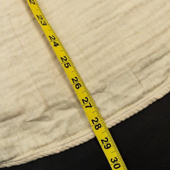 Flint And Tinder Double Gauze Shirt Men's Medium Casual Huckberry Light Yellow - Picture 12 of 14